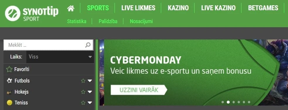 Synottip Sporta Likmju Likšana