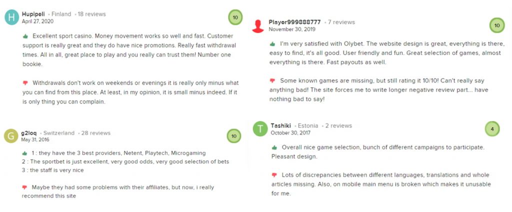 olybet casino apskats