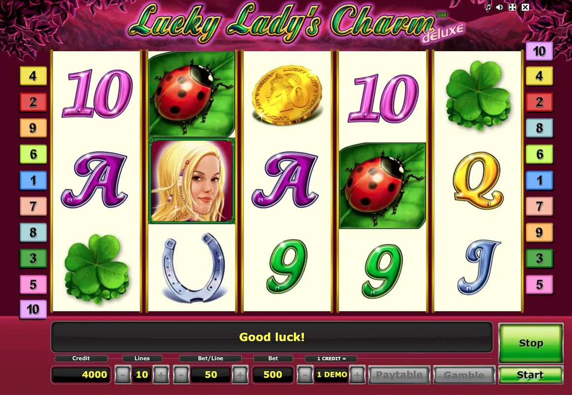 lucky ladys charm deluxe