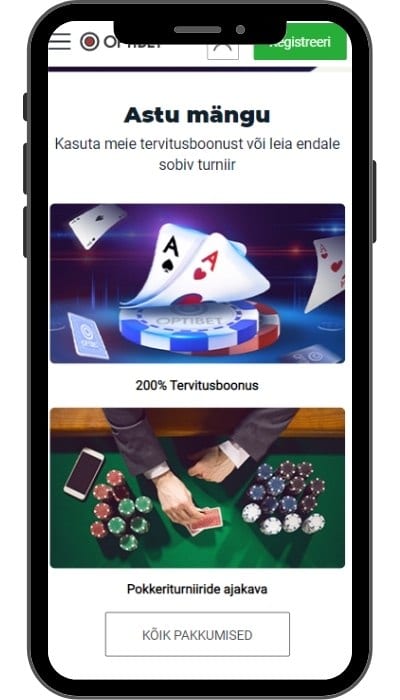 optibet poker