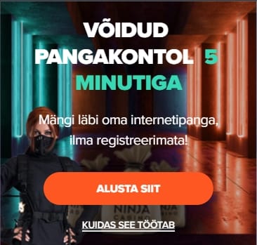 Kuidas Ninja Casino portaalis registreeruda