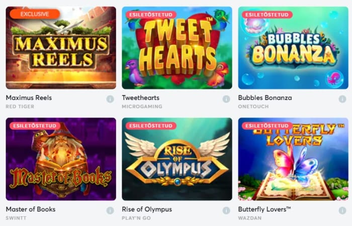 slots.io kasiinomängud