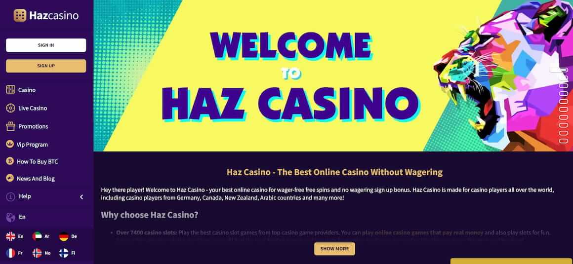 Kodėl mums patinka Hazcasino