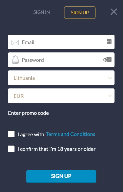Webbyslot Registracija