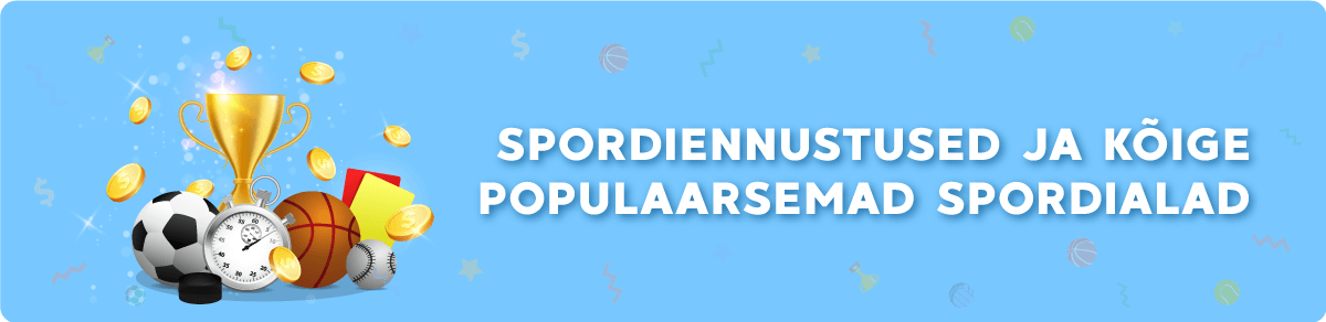 spordipanused ja koige populaarsemad spordialad