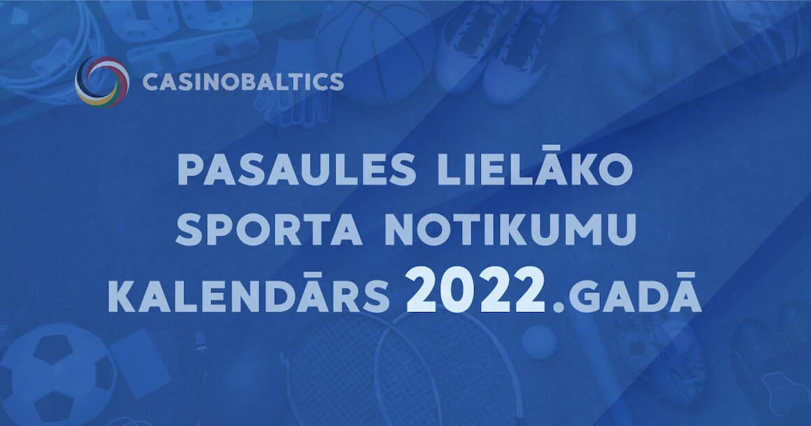 Pasaules lielāko sporta notikumu kalendārs 2022