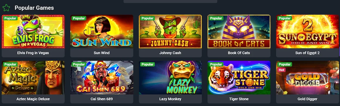 iLucki casino games offer