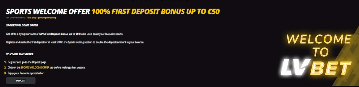 sportsbook bonus LVBET