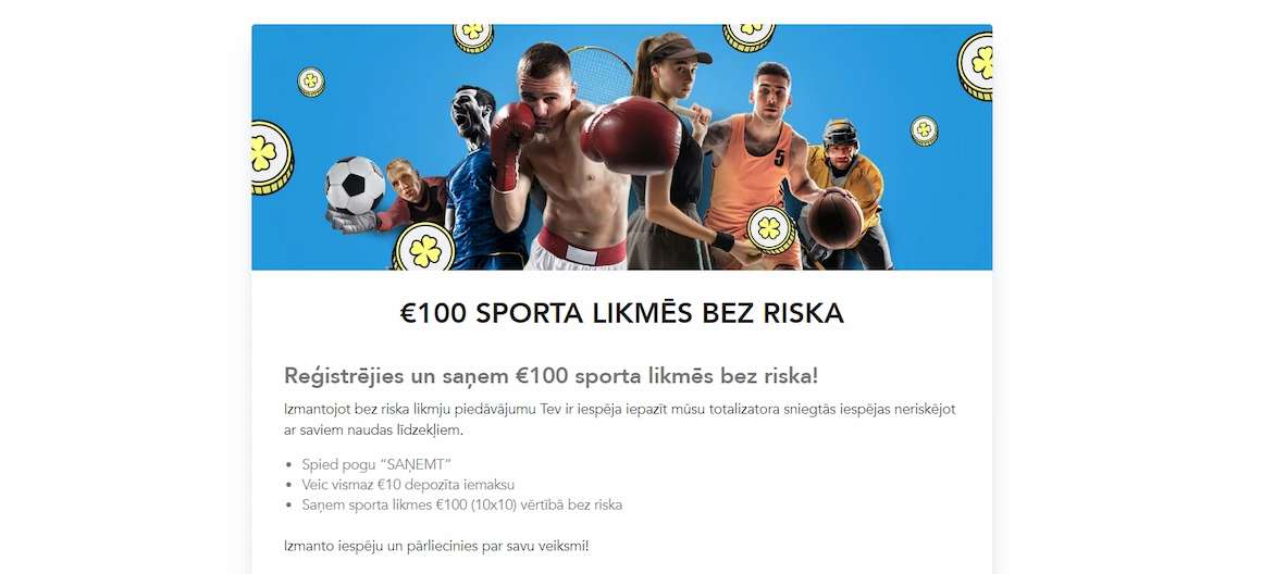 FeniBets Sporta Piedāvājums