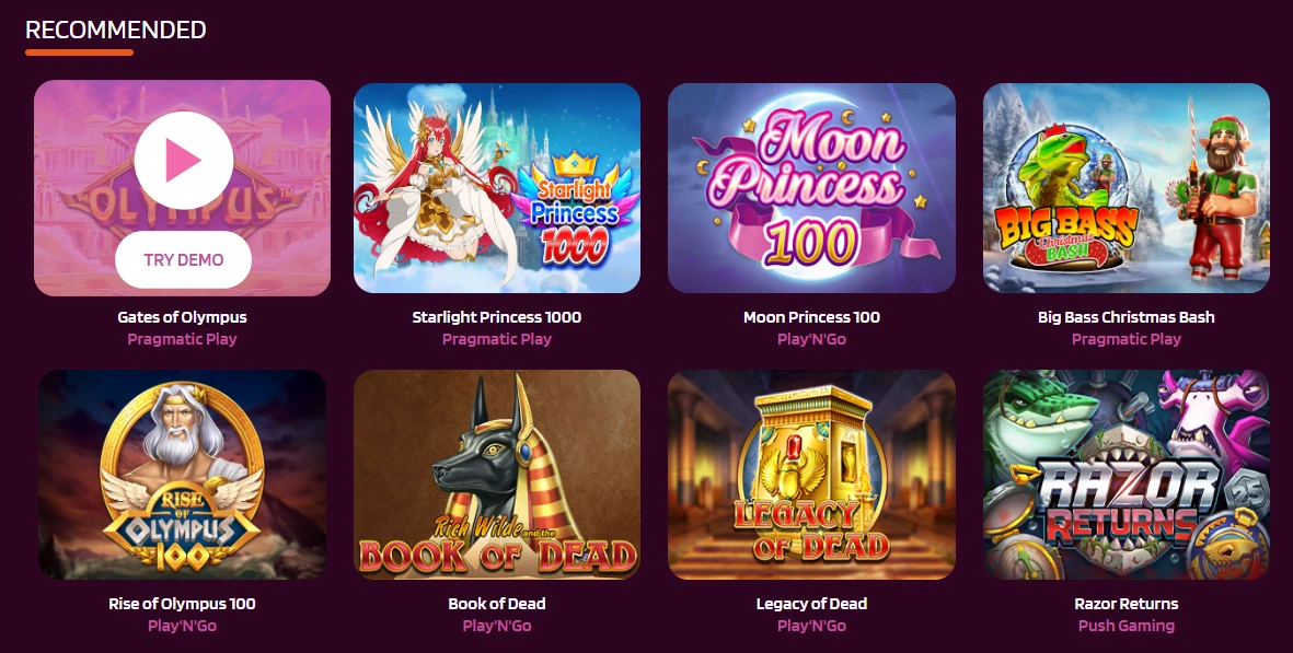 happyspins games offer