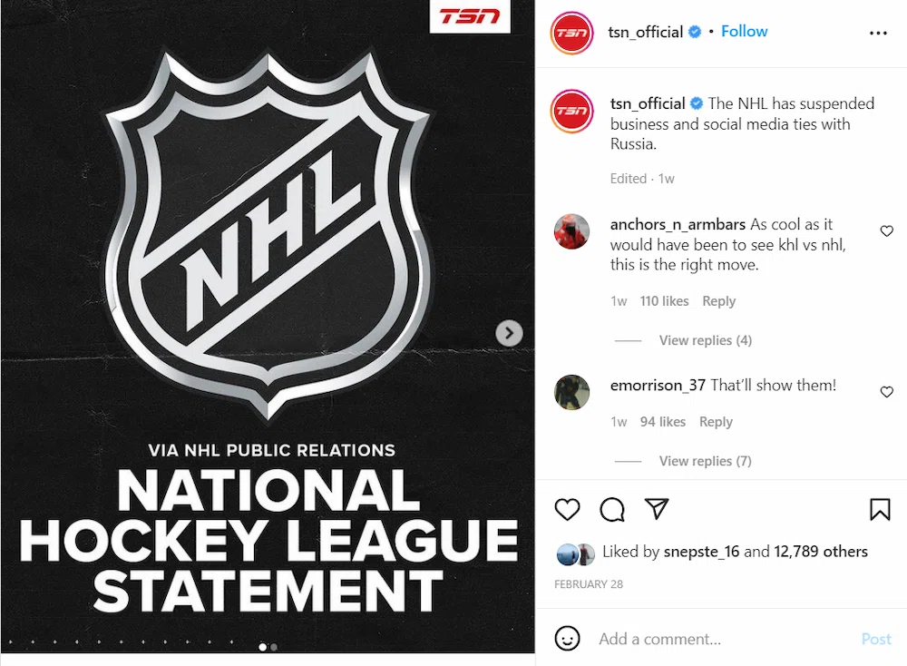 tsn_official Instagram Post