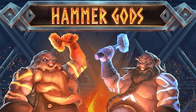 Hammer Gods slot logo