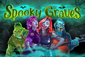 Spooky Graves slot logo