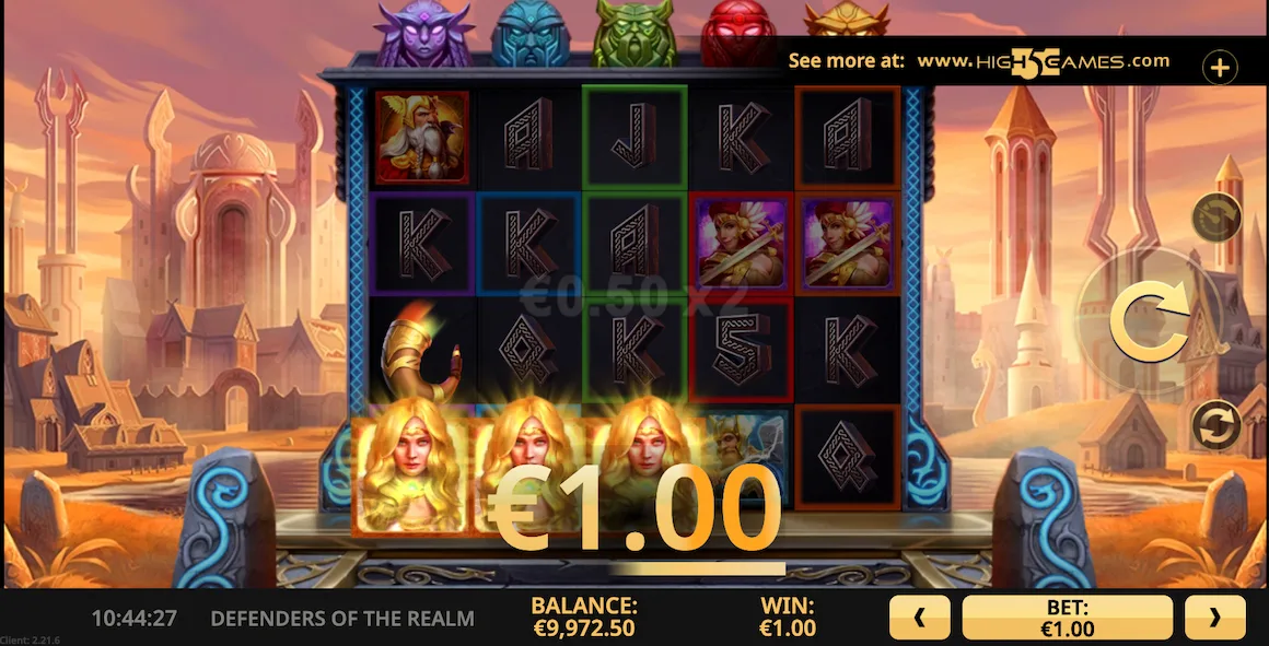 Defenders of the realm slots