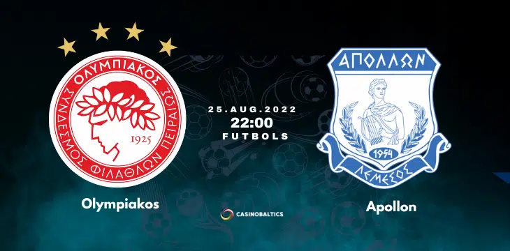 Olympiakos — „Apollon” futbola spēles prognoze 25. augustā
