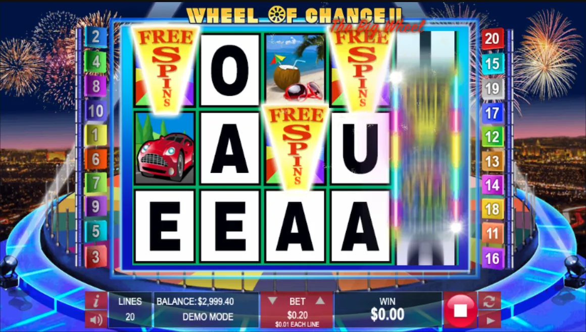 Wheel of Chance II spēļu automāts