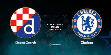 Futbola spēles prognoze Dinamo Zagreb — Chelsea 6. septembrī