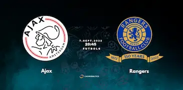 Futbola spēles prognoze Ajax — Rangers 7. septembrī
