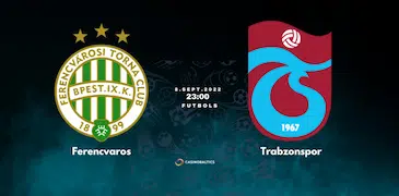 Futbola spēles prognoze Ferencvaros — Trabzonspor 8. septembrī