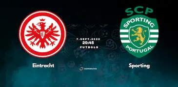 Futbola spēles prognoze Eintracht — Sporting 7. septembrī