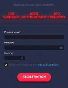 Vavada registration