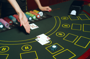 Blackjack table