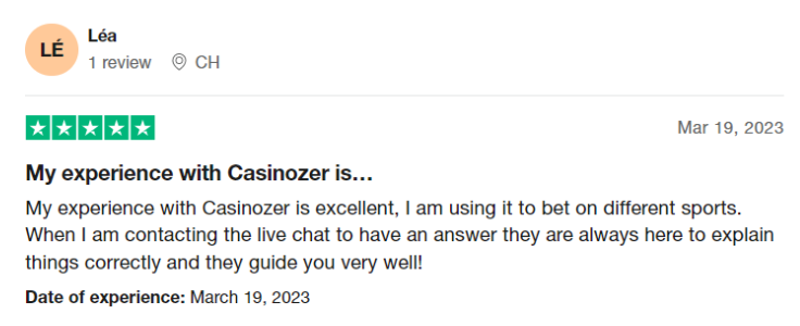 Casinozer feedback