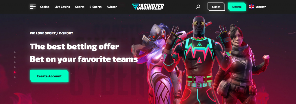 Casinozer mane page