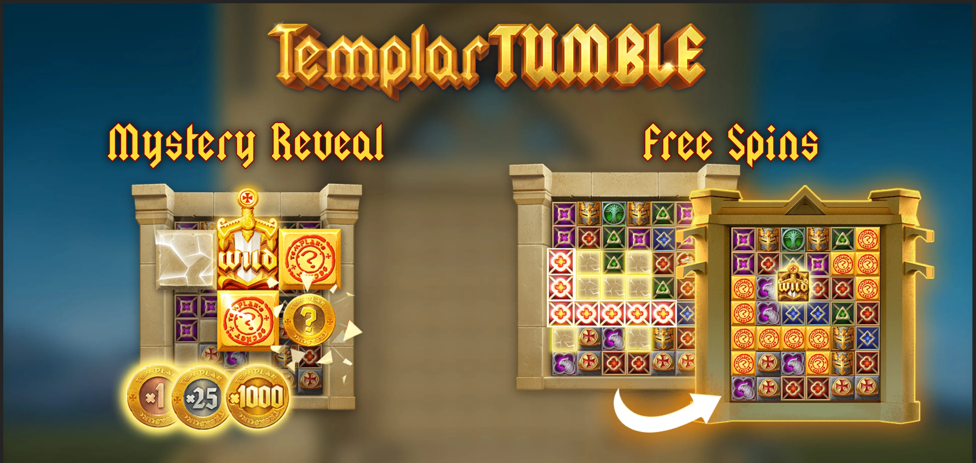 Templar Tumble game Templar Tumble game