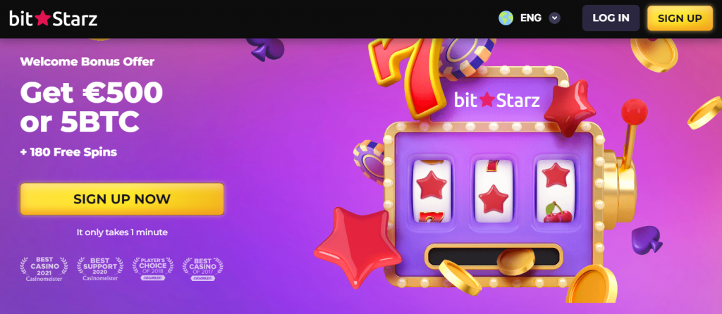 Bitstarz mane page