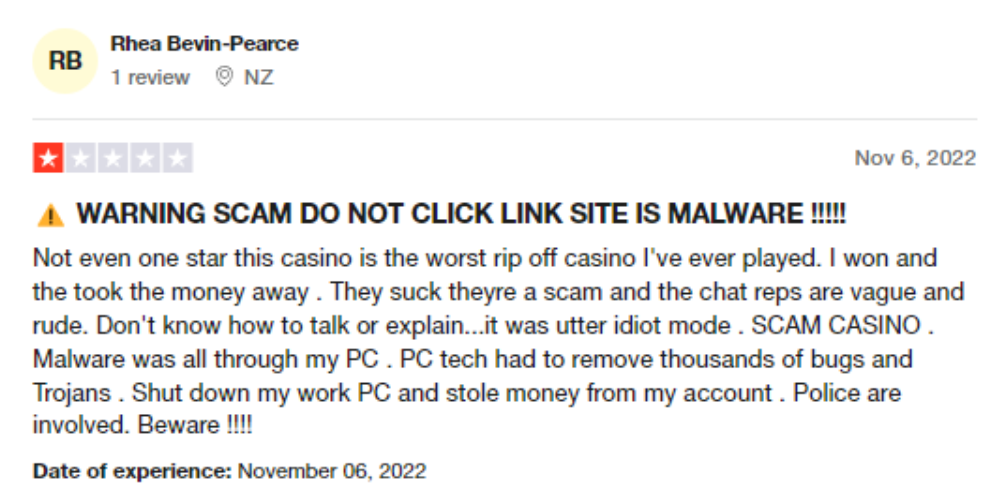 Ice Casino feedback