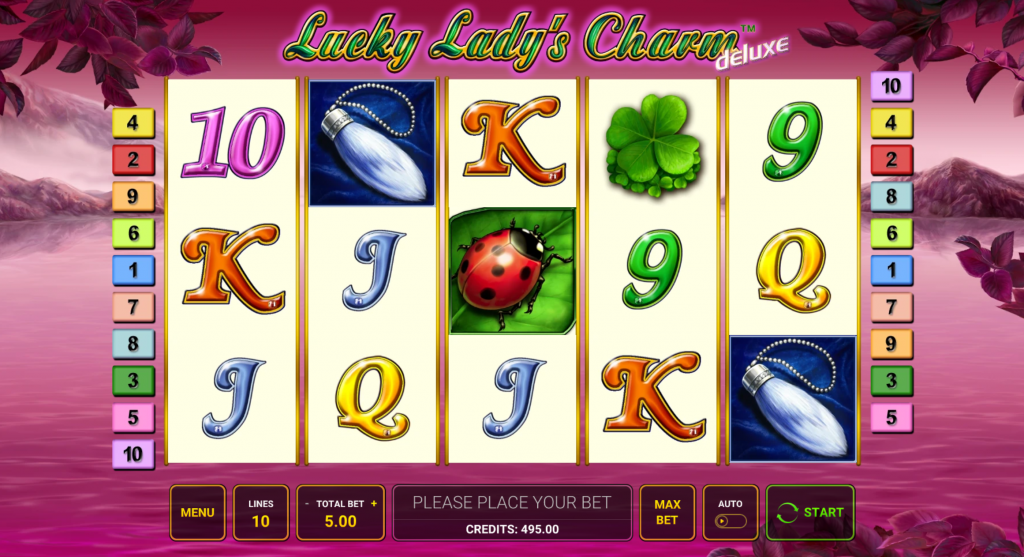 Lucky lady's charm deluxe game