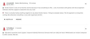 verde casino feedback