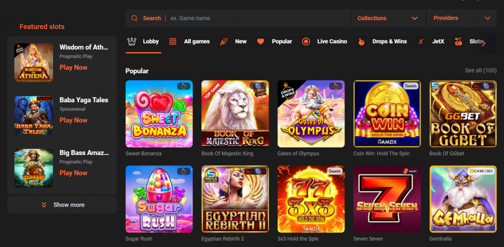 ggbet casino slots