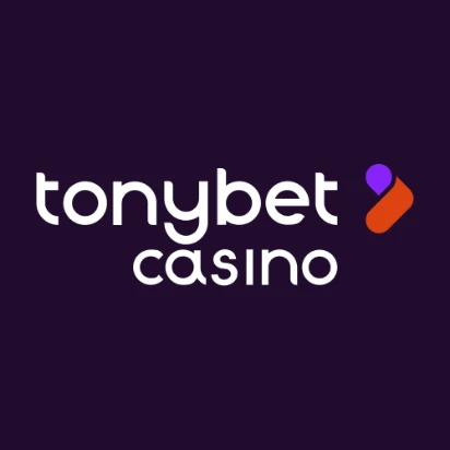 Logo image for Tonybet tonybet white logo